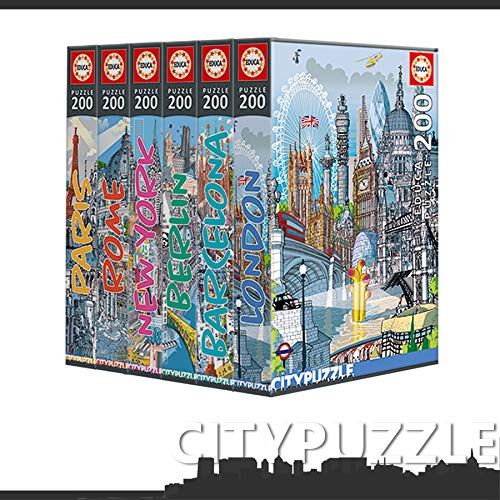 Educa - Serie Citypuzzle, Puzzle 200 Piezas, Londres (18470)