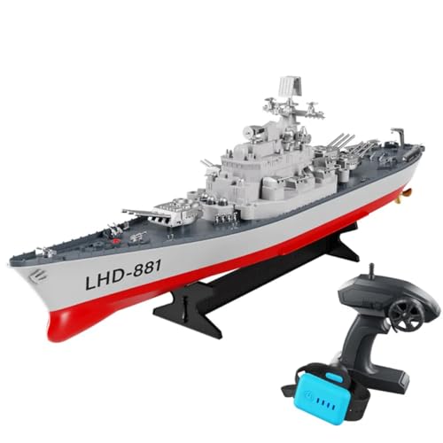 efaso Navegador teledirigido LHD-881, barco teledirigido, 1:390, alarma, 2,4 GHz, reloj remoto