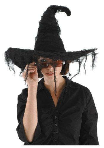 Elope Grunge Witch Black Hat Standard