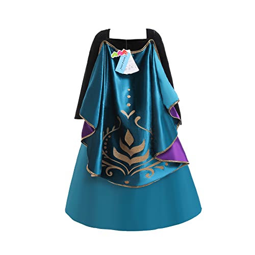 ELSA & ANNA® Princesa Disfraz Traje Parte Las Niñas Vestido (Girls Princess Fancy Dress) ES-Dress-SEP (4-5 Años, ES-SEP306)