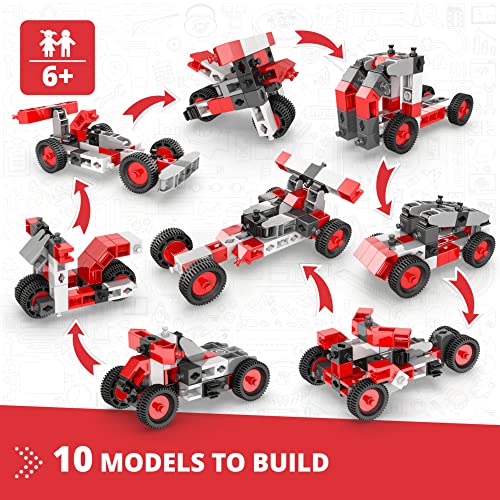 Engino - Juguete Creativo Constructor | para 6 años | Juego de construcción de Modelos 10 en 1 (1031)