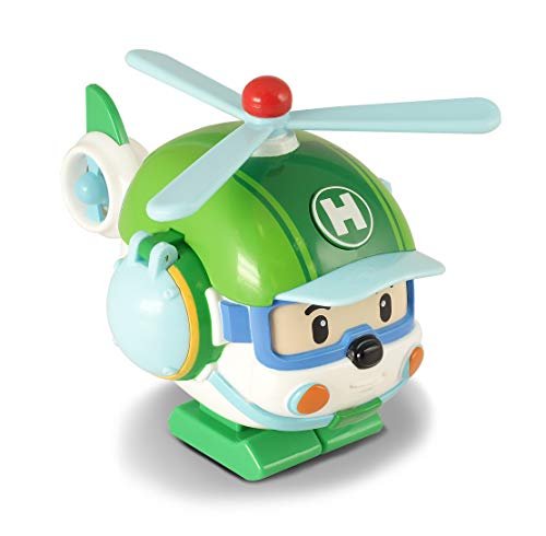 Exost 4891813542070 Robocar Poli - Figura transformable Héli - Robot o Helicóptero - 10 cm - Juego Infantil
