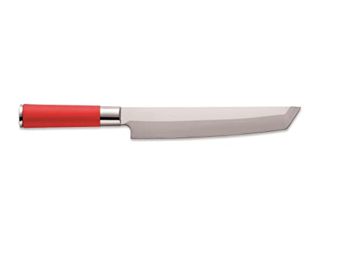 F. DICK Tanto, cuchillo de cocina asiático Red Spirit (cuchillo con hoja de 21 cm, acero X50CrMoV15, inoxidable, 56 HRC) 81753212