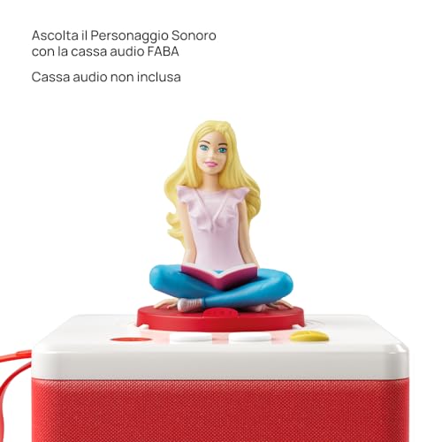 FABA Personaje Sonoro Barbie: Mejores Amigas - Historias y Cuentos de Hadas sonoras para niños y niñas de 5 a 10 años - Juguete con Contenido Educativo, versión Italiana