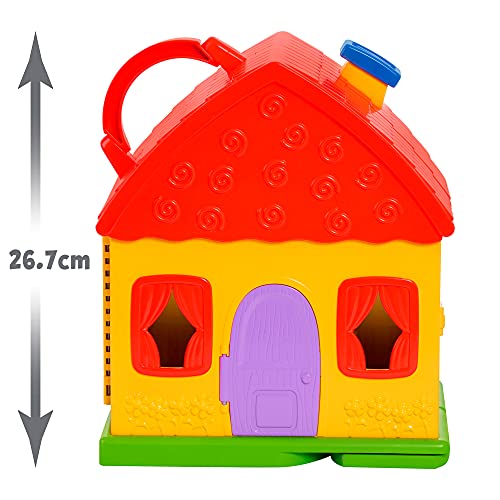 Famosa - Blue´s House Playset de las Pistas de Blue, Casita de juguete para muñecos de la serie de dibujos, con accesorios y figuras de los protagonistas, (BLU09000)