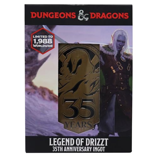 Fanattik Dungeons & Dragons Lingot 35th Anniversary Legend of Drizzt Limited Edition
