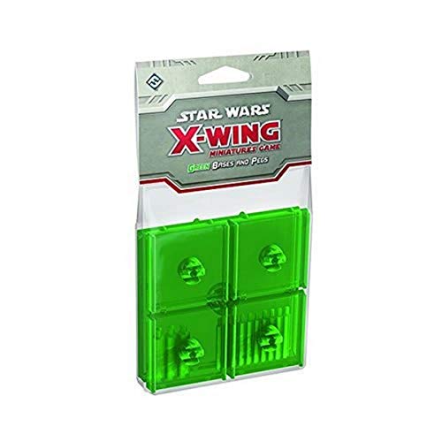Fantasy Flight Games Star Wars X-Wing Green Bases y Pinzas Expansión Pack