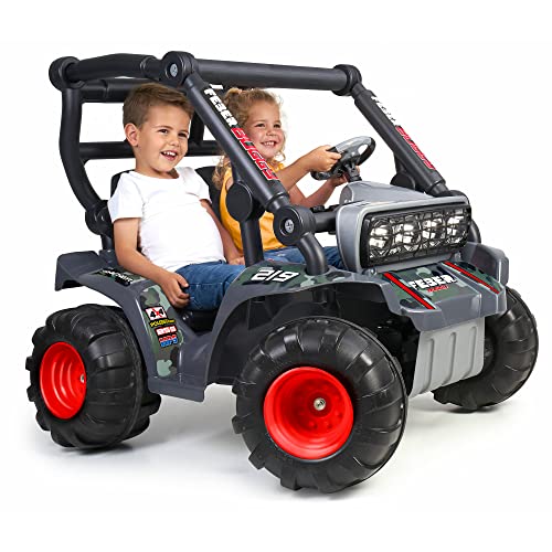 FEBER Buggy - Coche eléctrico de 2 plazas para niños y niñas de 3 años en adelante, 12V (Famosa 800012472)