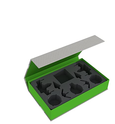 Feldherr Magnetic Box Verde es Compatible con Star Wars X-Wing: ARC-170 + Delta-7 Aethersprite + V-19 Torrent