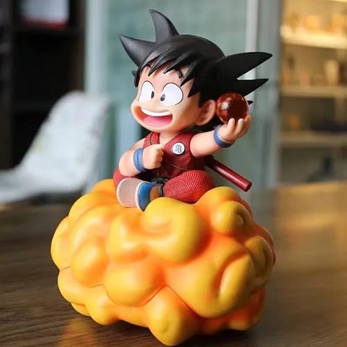 FGuérinInternational Figura Goku Sangoku Nube Magica Estatuilla Decoración Adolescente Niño Regalo Cumpleaños PVC