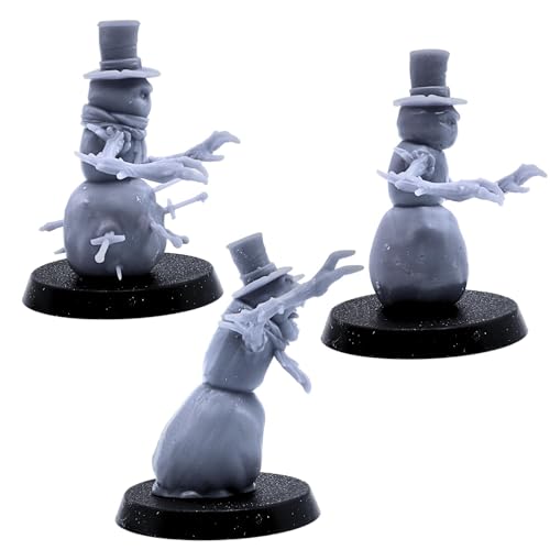 Figura en miniatura de muñecos de nieve animada de muñeco de nieve Artic de 28 mm Dungeons and Dragons en miniatura, juegos de mesa coleccionables de fantasía
