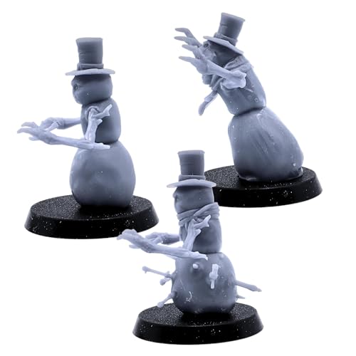 Figura en miniatura de muñecos de nieve animada de muñeco de nieve Artic de 28 mm Dungeons and Dragons en miniatura, juegos de mesa coleccionables de fantasía