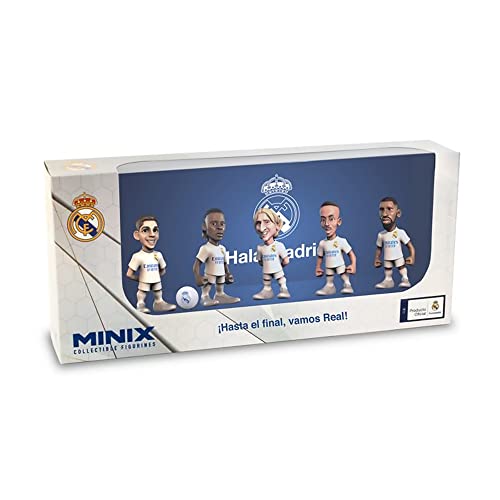 Figura Minix 7 Cms Pack De 5 (Valverde, Camavinga, Modric, Militao y Rudiger)