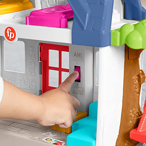 Fisher-Price HCJ46 Little People - Casa de Juegos con Contenido Educativo Inteligente para niños pequeños y preescolares de 1 a 5 años