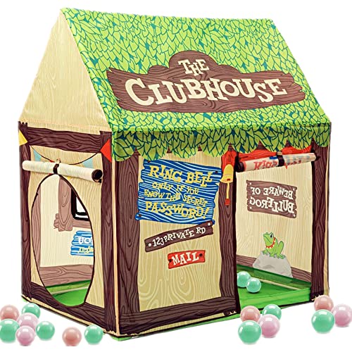 Floving Juegos de Interior / Exterior para niños Tiendas de niños Chocolate Playhouse Palace Tiendas (Verde)