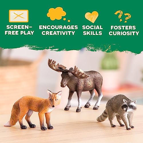 Forest Animals (Fox, Moose & Raccoon)