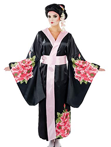 Fun Shack Disfraz Geisha Mujer, Geisha Disfraz Mujer, Disfraz Japonesa Mujer, Kimono Japones Mujer, Geisha Kimono Mujer, Disfraz Japones Mujer, Disfraz Mujer Carnaval Talla XXL