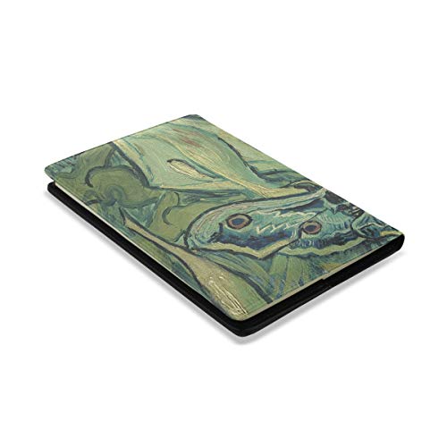 Fundas para libros de Van Gogh Emperor polilla, personalizadas, tamaño grande, funda para libro extensible de hasta 8.7 x 5.8 pulgadas