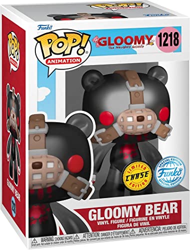 Funko Figuras de Vinilo de animación Gloomy Bear Assortiment Pop! Gloomy The Naughty Grizzly Toy Tokio W/Translucent Black Chase 9