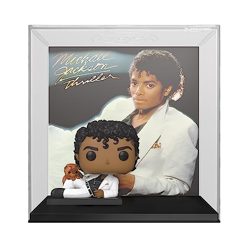 Funko Pop! Albums: Michael Jackson - MJ - Thriller - Figura de Vinilo Coleccionable - Idea de Regalo- Mercancia Oficial - Juguetes para Niños y Adultos - Muñeco para Coleccionistas y Exposición