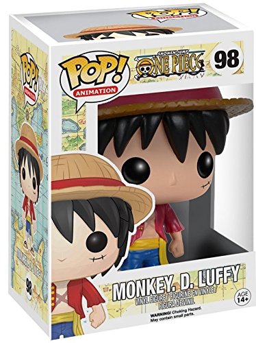 Funko Pop! Anime: One Piece - Monkey D. Luffy Vinyl Figure (Bundled with Pop BOX PROTECTOR CASE)