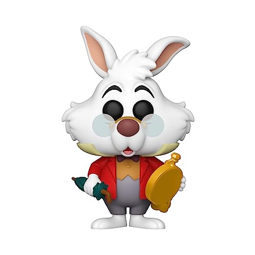 Funko Pop! Disney: Alice 70th– White Rabbit With Watch - Alice In Wonderland - Figura de Vinilo Coleccionable - Idea de Regalo- Mercancia Oficial - Juguetes para Niños y Adultos - Movies Fans