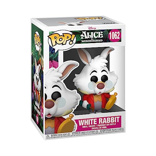 Funko Pop! Disney: Alice 70th– White Rabbit With Watch - Alice In Wonderland - Figura de Vinilo Coleccionable - Idea de Regalo- Mercancia Oficial - Juguetes para Niños y Adultos - Movies Fans