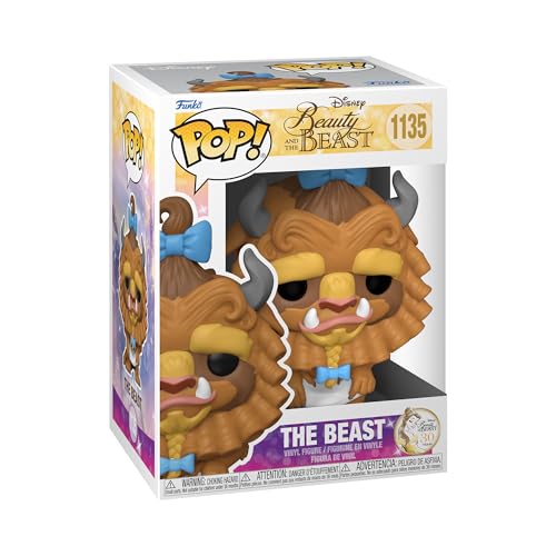 Funko Pop! Disney: Beauty And The Beast - Beast With Curls - la Bella y la Bestia - Figura de Vinilo Coleccionable - Idea de Regalo- Mercancia Oficial - Juguetes para Niños y Adultos - Movies Fans