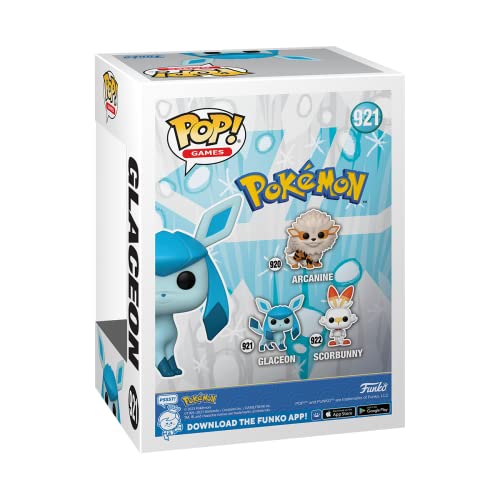 Funko POP! Games: Pokemon - Glaceon - Figuras Miniaturas Coleccionables Para Exhibición - Idea De Regalo - Mercancía Oficial - Juguetes Para Niños Y Adultos - Fans De Video Games