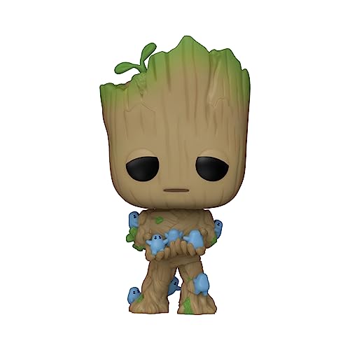 Funko Pop! Marvel: Guardians of The Galaxy - Groot with Grunds - Groot Shorts - Figura de Vinilo Coleccionable - Idea de Regalo- Mercancia Oficial - Juguetes para Niños y Adultos - TV Fans