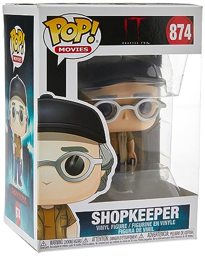 Funko Pop! Movies: IT 2 - Shop Keeper - (Stephen King) - Collectable Vinyl Figure For Display - Gift Idea - Official Merchandise - Toys For Kids & Adults - Movies Fans - Model Figure For Collectors