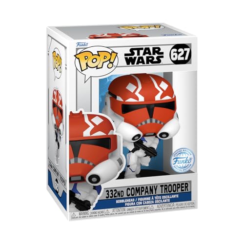 Funko Pop! Star Wars: Clone Wars - Ahsoka's Trooper (Exc) Figura de Vinilo Coleccionable - Idea de Regalo - Mercancía Oficial - Juguetes para niños y Adultos - Figura Modelo para coleccionistas y