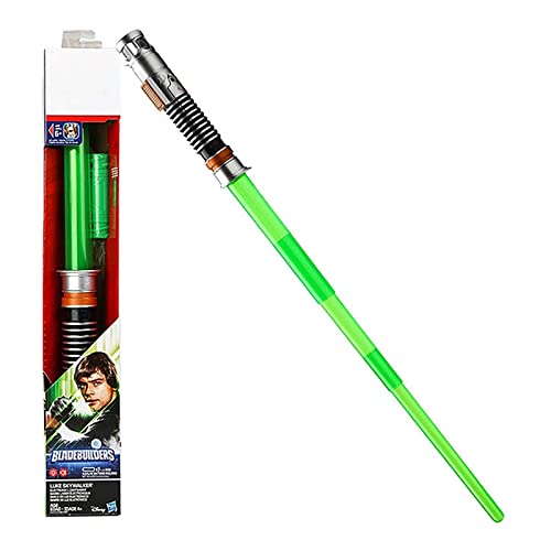 FYHCY Accesorio Vestuario De Star Wars Retráctil Espada Láser Darth Vader Sable Luz Electrónico con Luces LED Sonidos Espada Iluminada De 4 Colores Regalo Cumpleaños 48~80 CM Green