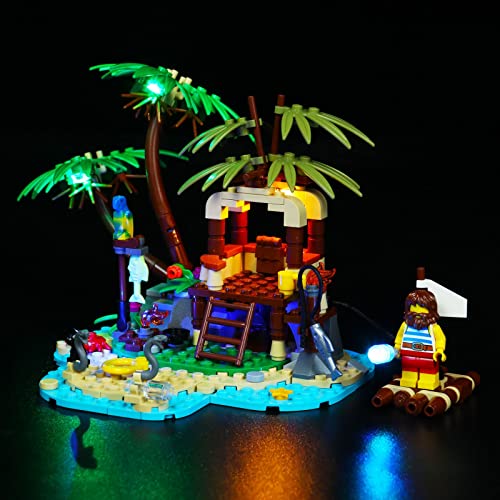 FYHCY Luces LED para Lego 40566 el Resto de la Isla desierta, Kit de iluminación Compatible con Lego 40566 el Resto de la Isla desierta (no Incluye el Modelo Lego)