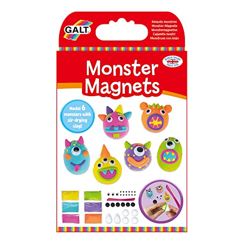 Galt Toys, Monster Magnets, Craft Kit for Kids, Ages 6 Years Plus