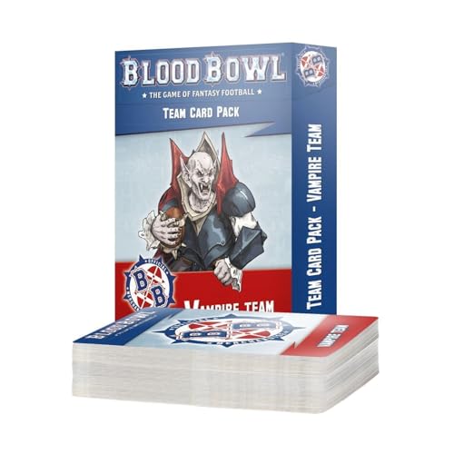 Games Workshop - Blood Bowl: Tarjetas de Equipo de Vampiros