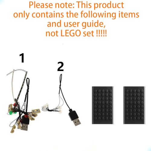 GEAMENT Kit de Luces LED Compatible con Lego Refugio Alpino (Alpine Lodge) - Conjunto de luz para Icons 10325 (Juego Lego no Incluido)
