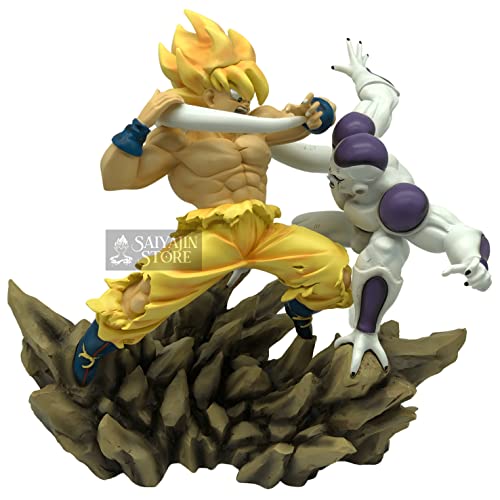 Generisch Figura de Son Goku vs Freezer (30 x 20 x 28 cm) | War on Namek [Limited]