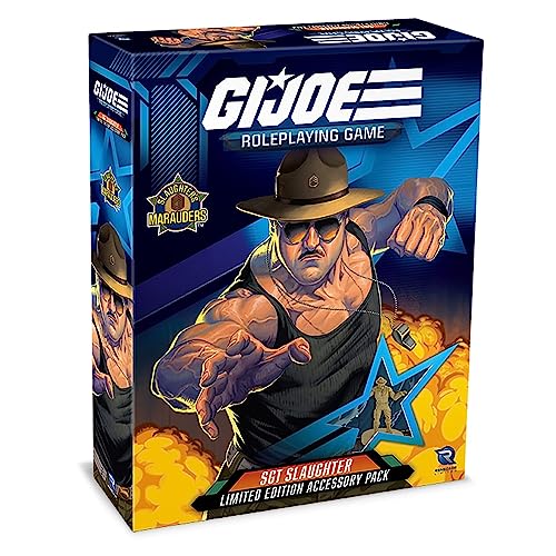 G.I. Joe Juego de roles: SGT Slaughter Edición Limitada - Set con miniatura, libros de fuentes, fichas y más
