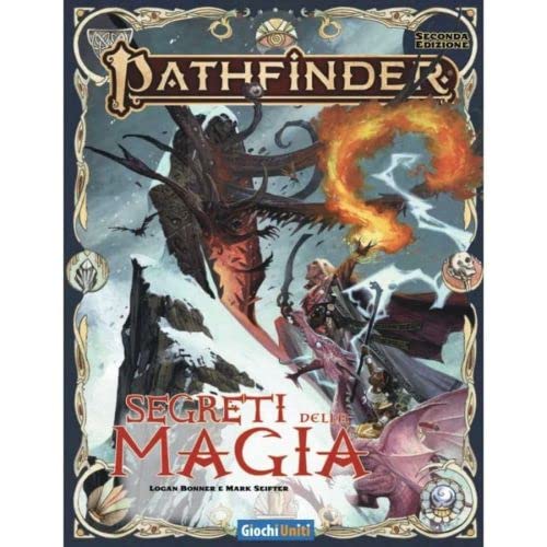 Giochi Uniti Pathfinder Segunda Edición: Secretos de la Magia, Juego de rol, 12+, Edición Italiana, GU3623
