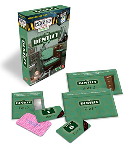 Goliath Games- Escape Room Expansion Pack: The Dentist Family Game | para Mayores de 16 años | para 3-5 Jugadores, Individual, Multicolor, Packs (911740.008)