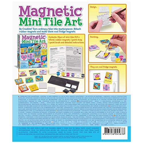 Great Gizmos Magnetic Tile Art - Kit de creación de mosaicos magnéticos (en inglés)