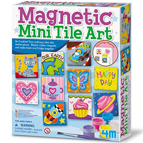 Great Gizmos Magnetic Tile Art - Kit de creación de mosaicos magnéticos (en inglés)