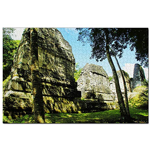 Guatemala Tikal Puzzle 1000 Piezas para Adultos Familia Rompecabezas Recuerdo Turismo Regalo