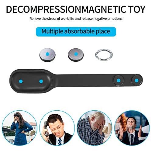 HAEPXYBY Juguete Fidget Magnético para Dedos, Alivio Antiestrés, Pop-Up Magnético, Juguete Llavero Magnético, para Niños y Adultos, Alivia Ansiedad y Estrés