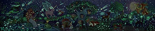 Hape-E1633 Stars,Unicorn Magic Forest Puzzle1.5 Meter Long, Multicolor (E1633)