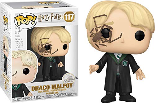 HARRY POTTER - Draco Malfoy con Whip Spider Funko Pop! Figura de vinilo (empaquetada con funda protectora compatible Pop Box)