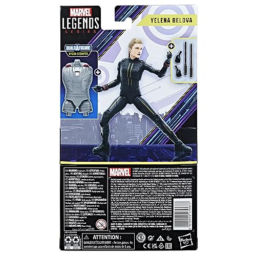 Hasbro Marvel Legends Series - Figura Coleccionable de Yelena Belova - Hawkeye - Figuras coleccionables de 15 cm - Edad: A Partir de 4 años 