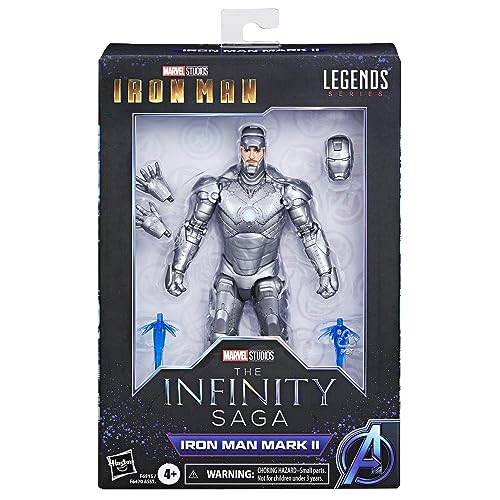 Hasbro Marvel Legends Series - Figura de Iron Man Mark II de 15 cm, Figuras Marvel Legends Iron Man