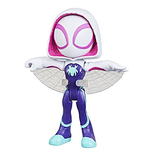 Hasbro Spidey y Sus fantásticos Amigos - Ghost Spider, Figura de acción de Juguete de 15 cm, con 1 Accesorio, para niños a Partir de 3 años